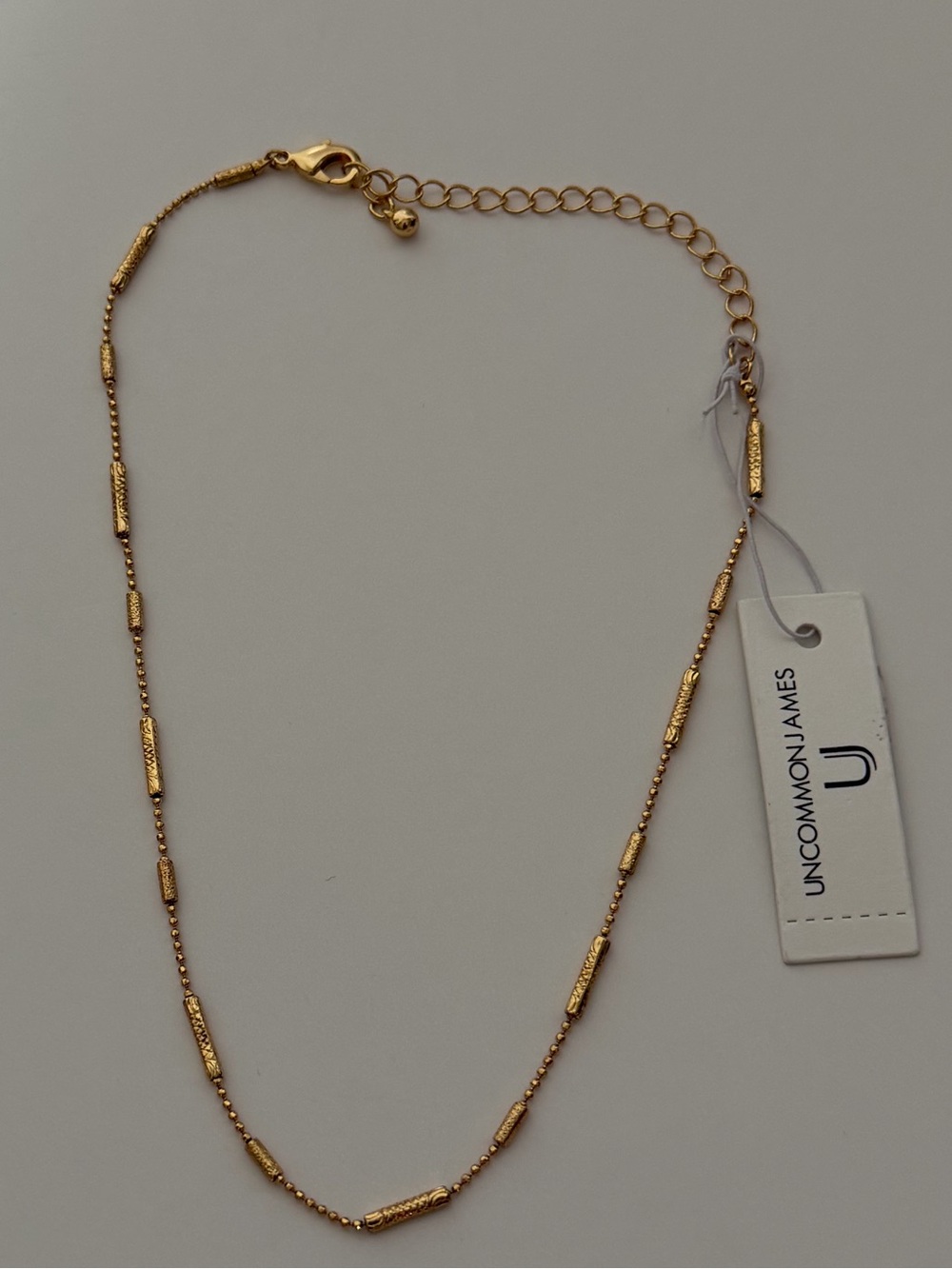 Uncommon James Ready to Mingle Gold Beaded Chain Necklace, 14 inch